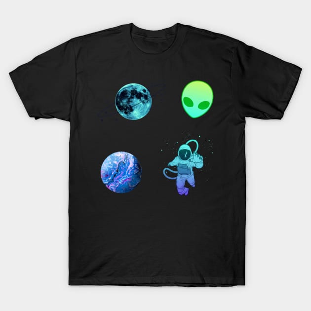 space pack T-Shirt by voidstickers